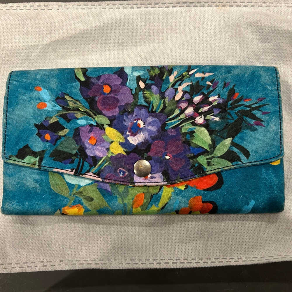 RFID Blocking Floral Wallet
